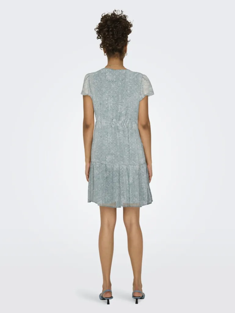 ONLAIDA ELISA LIFE DOBBY DRESS WVN fog green