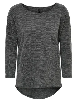 ONLALBA 3/4 TOP JRS NOOS dark grey melange