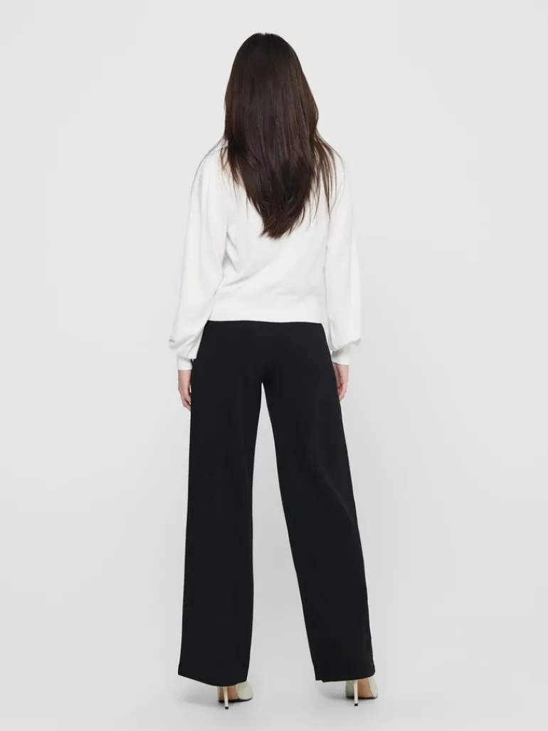 ONLALEXA PUFF L/S PULLOVER KNT cloud dancer