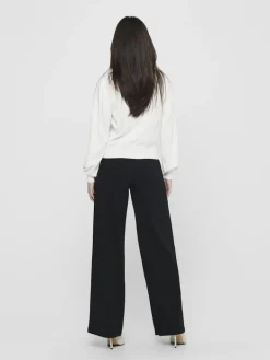 ONLALEXA PUFF L/S PULLOVER KNT cloud dancer