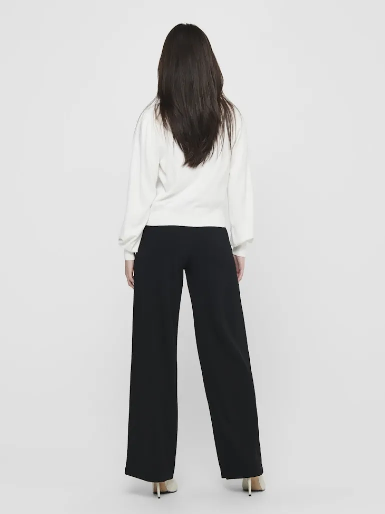 ONLALEXA PUFF L/S PULLOVER KNT cloud dancer