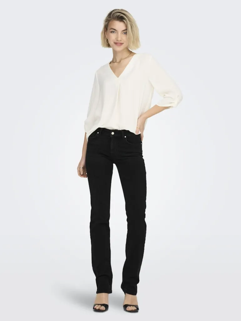 ONLALICIA REG STRT DNM DOT297 NOOS washed black