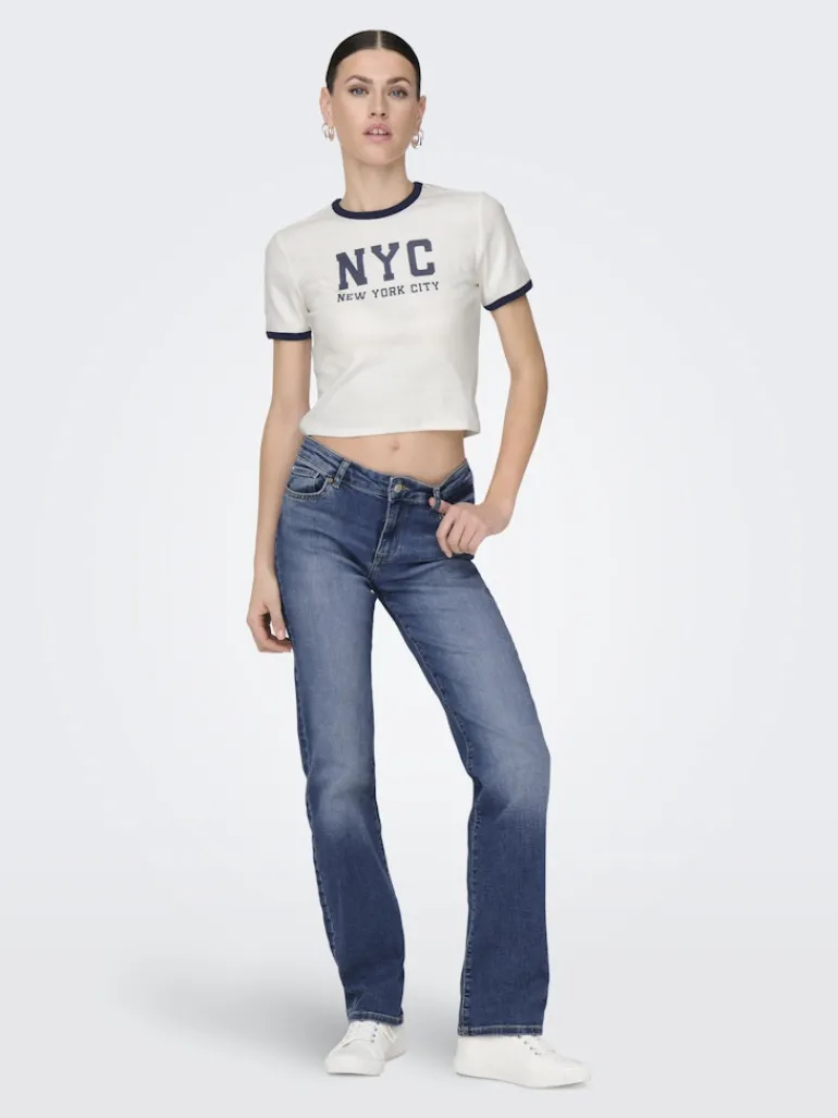 ONLALICIA REG STRT DNM DOT879 NOOS medium blue denim