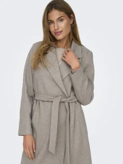 ONLALVILDA LIFE WRAP COAT OTW NOOS simply taupe