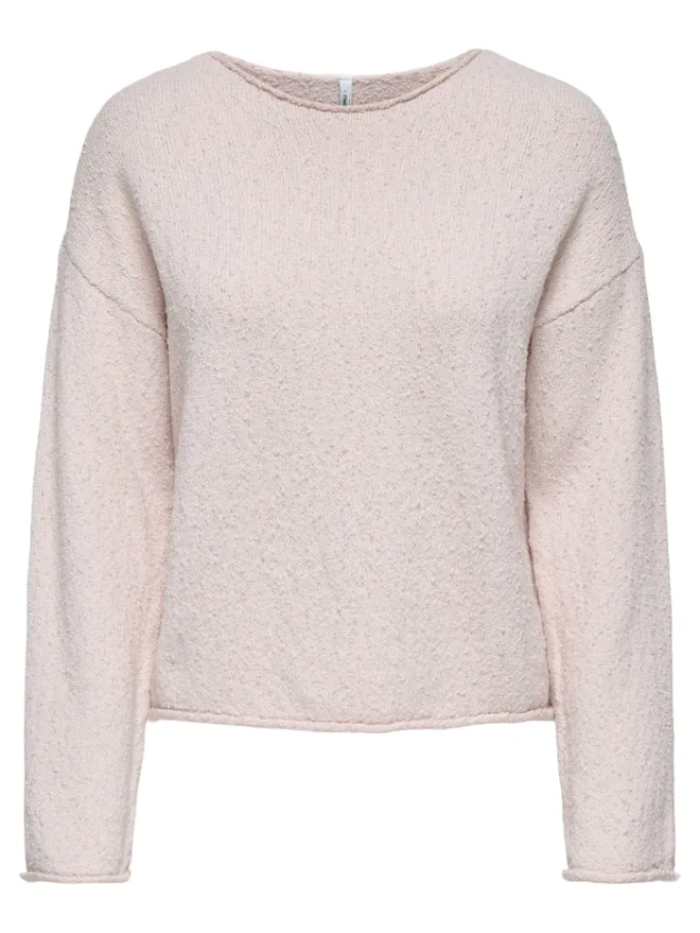 ONLALVILDA LS O-NECK CC KNT rose smoke