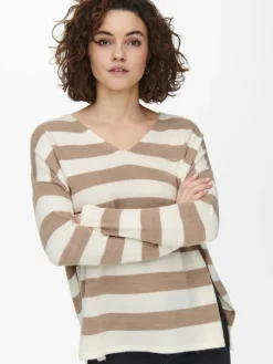 ONLAMALIA L/S V-NECK PULLOVER CC KNT cloud dancer1
