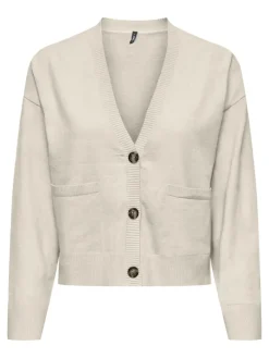ONLAMA LIFE LS V CARDIGAN CS KNT birch