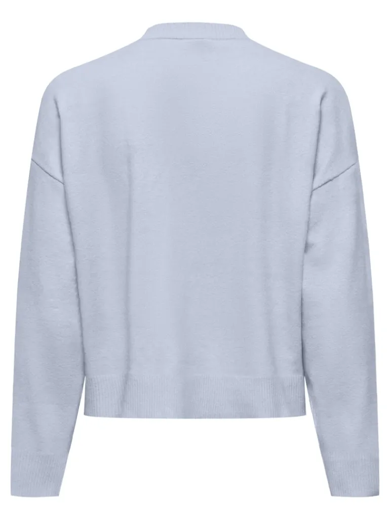 ONLAMA LIFE LS V CARDIGAN CS KNT soft chambray