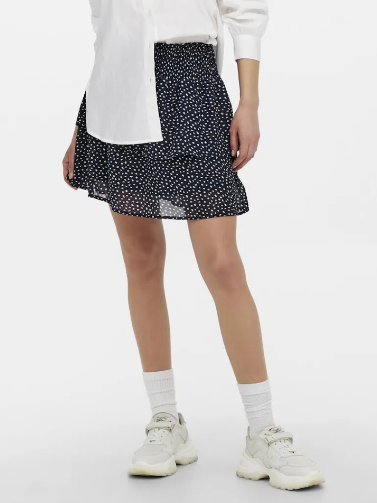 ONLANN STAR LAYER SMOCK SKIRT PTM night sky-dot w. macadamia