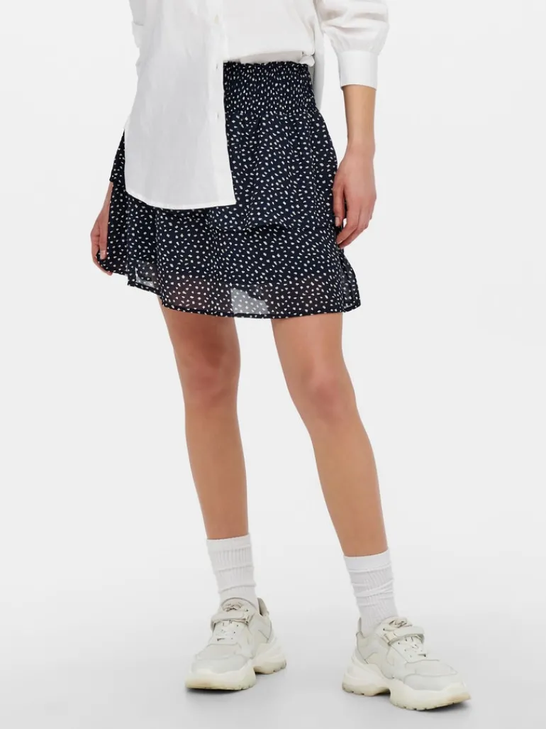ONLANN STAR LAYER SMOCK SKIRT PTM night sky-dot w. macadamia
