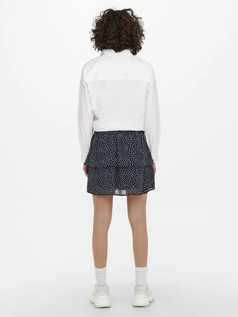 ONLANN STAR LAYER SMOCK SKIRT PTM night sky-dot w. macadamia