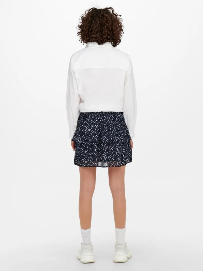 ONLANN STAR LAYER SMOCK SKIRT PTM night sky-dot w. macadamia