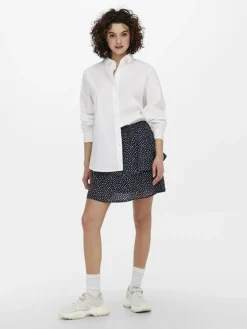 ONLANN STAR LAYER SMOCK SKIRT PTM night sky-dot w. macadamia