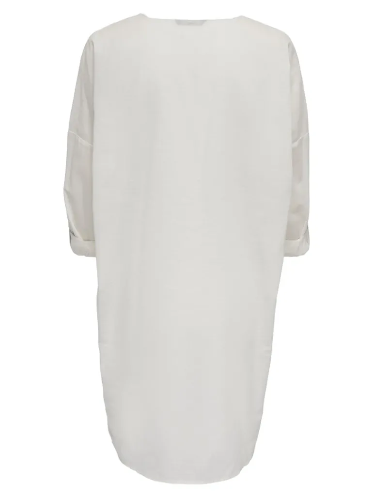 ONLAPELDOORN SOLID V-NECK L/S SHIRT NOOS cloud dancer