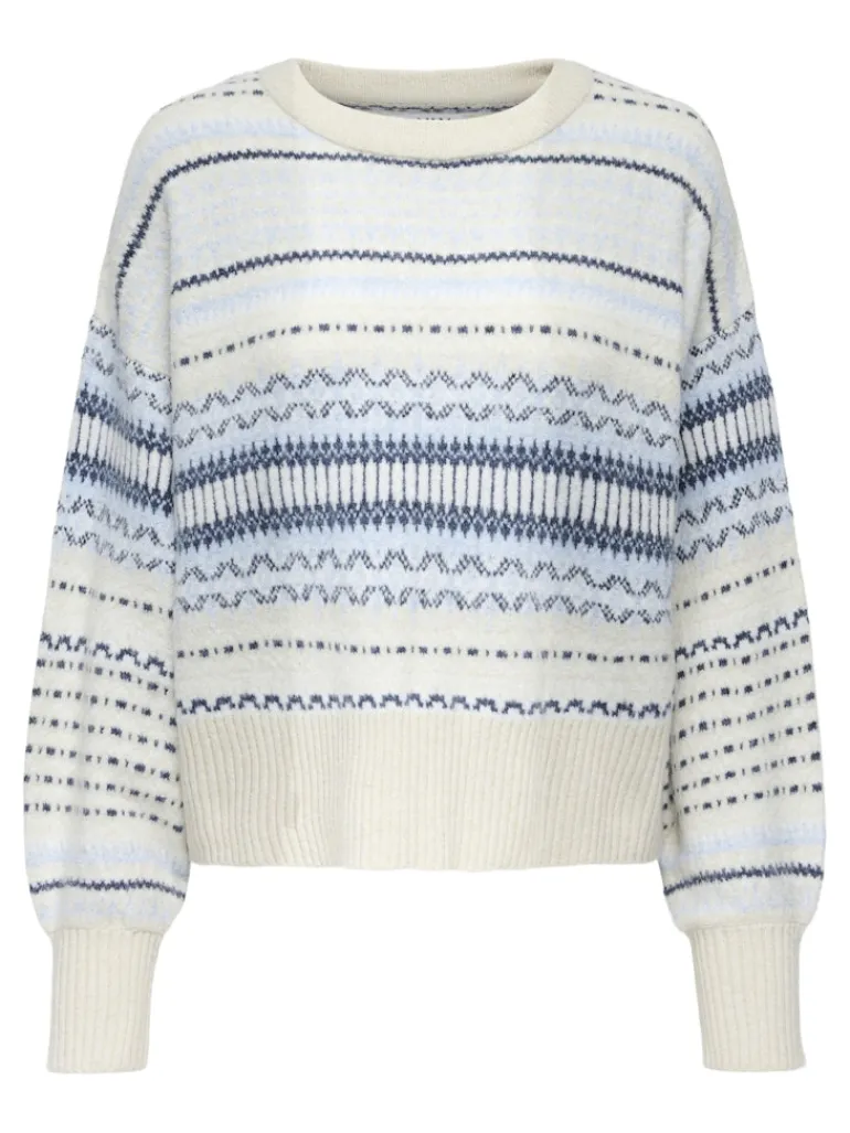 ONLARIANNE L/S PULLOVER KNT NOOS pumice stone2