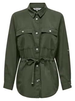 ONLARIS LIFE 4/5 FEM CARGO JACKET CC WVN kambaba