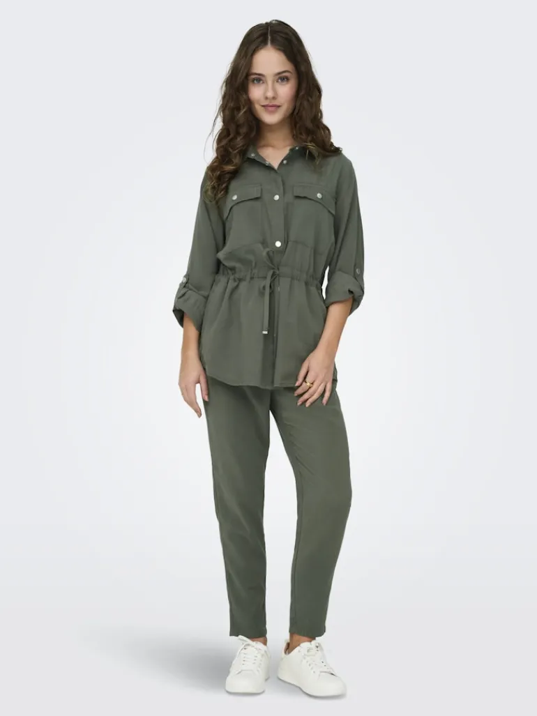 ONLARIS LIFE 4/5 FEM CARGO JACKET CC WVN kambaba