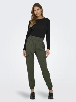 ONLARIS LIFE HW PB CARGO PANT CC WVN kambaba