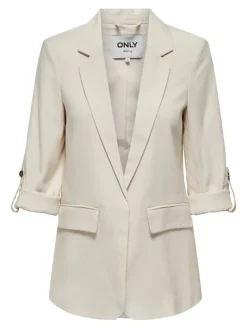 ONLARIS LIFE 3/4 LOOSE BLAZER CC WVN birch