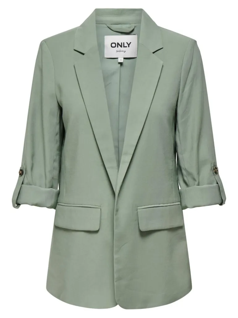 ONLARIS LIFE 3/4 LOOSE BLAZER CC WVN lily pad
