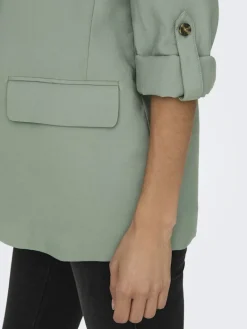 ONLARIS LIFE 3/4 LOOSE BLAZER CC WVN lily pad