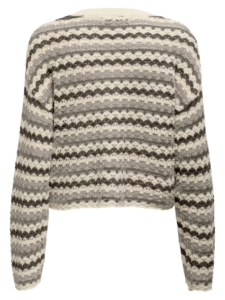 ONLASA LS O-NECK KNT NOOS birch1