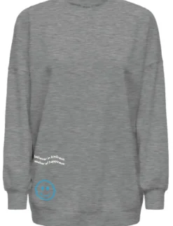 ONLASHLEY L/S OVERSIZE PRINT CS SWT medium grey melange1
