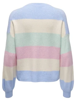 ONLATIA LIFE L/S STRIPE PULLOV KNT NOOS kentucky blue