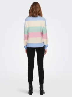 ONLATIA LIFE L/S STRIPE PULLOV KNT NOOS kentucky blue