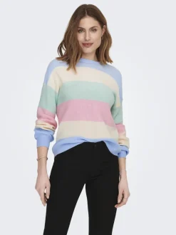 ONLATIA LIFE L/S STRIPE PULLOV KNT NOOS kentucky blue