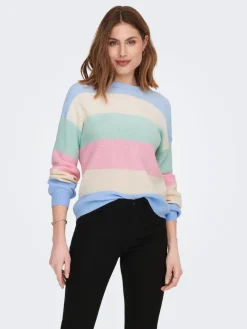 ONLATIA LIFE L/S STRIPE PULLOV KNT NOOS kentucky blue