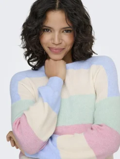 ONLATIA LIFE L/S STRIPE PULLOV KNT NOOS kentucky blue