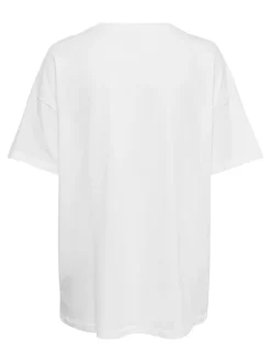 ONLAYA LIFE S/S OVERSIZED TOP JRS white
