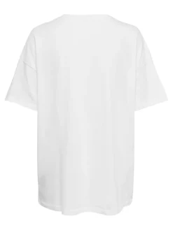 ONLAYA LIFE S/S OVERSIZED TOP JRS white