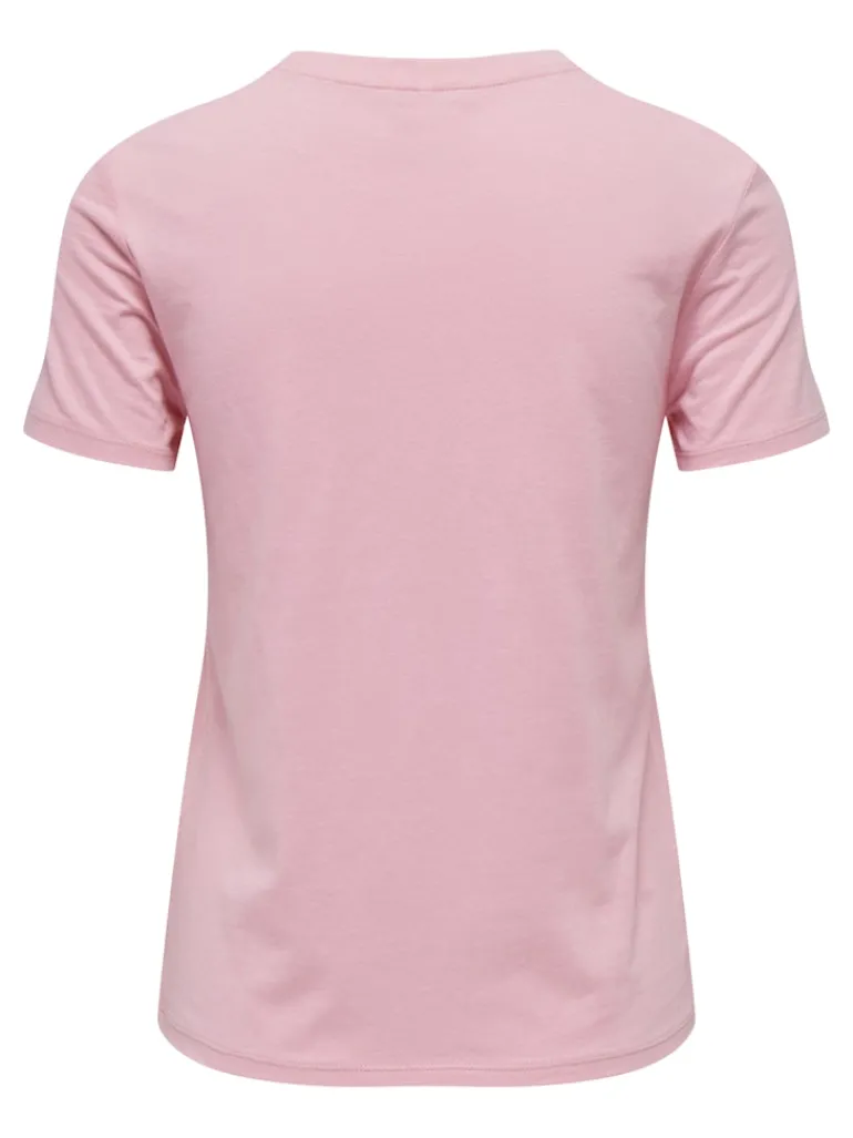 ONLBENJI REG S/S HEART TOP BOX JRS candy pink