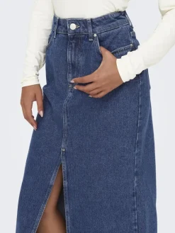 ONLBIANCA MIDI SKIRT DNM REA NOOS medium blue denim