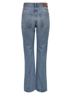 ONLBILLIE EX HW STR SLIT DNM DOT025 NOOS medium blue denim