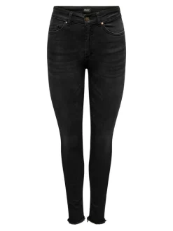 ONLBLUSH HW SK ANK RW DNM REA005 washed black