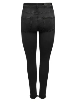 ONLBLUSH HW SK ANK RW DNM REA005 washed black