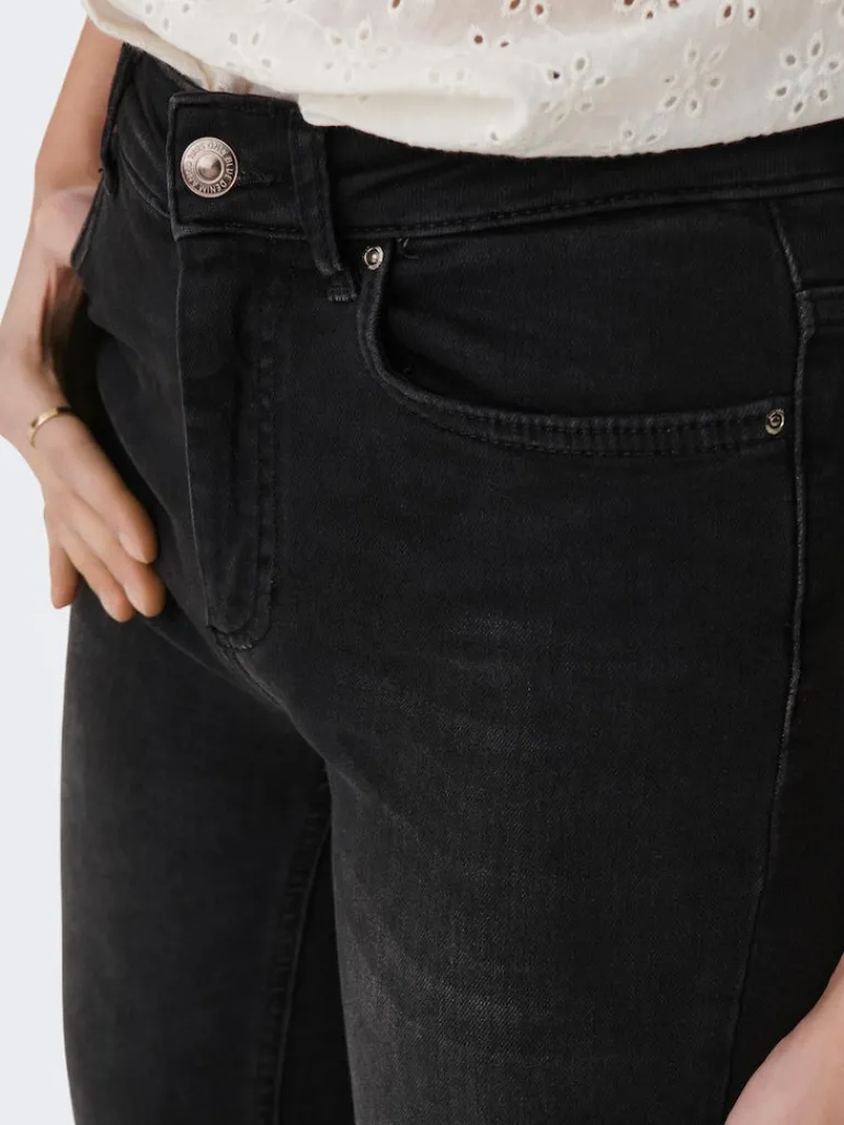 ONLBLUSH HW SK ANK RW DNM REA005 washed black