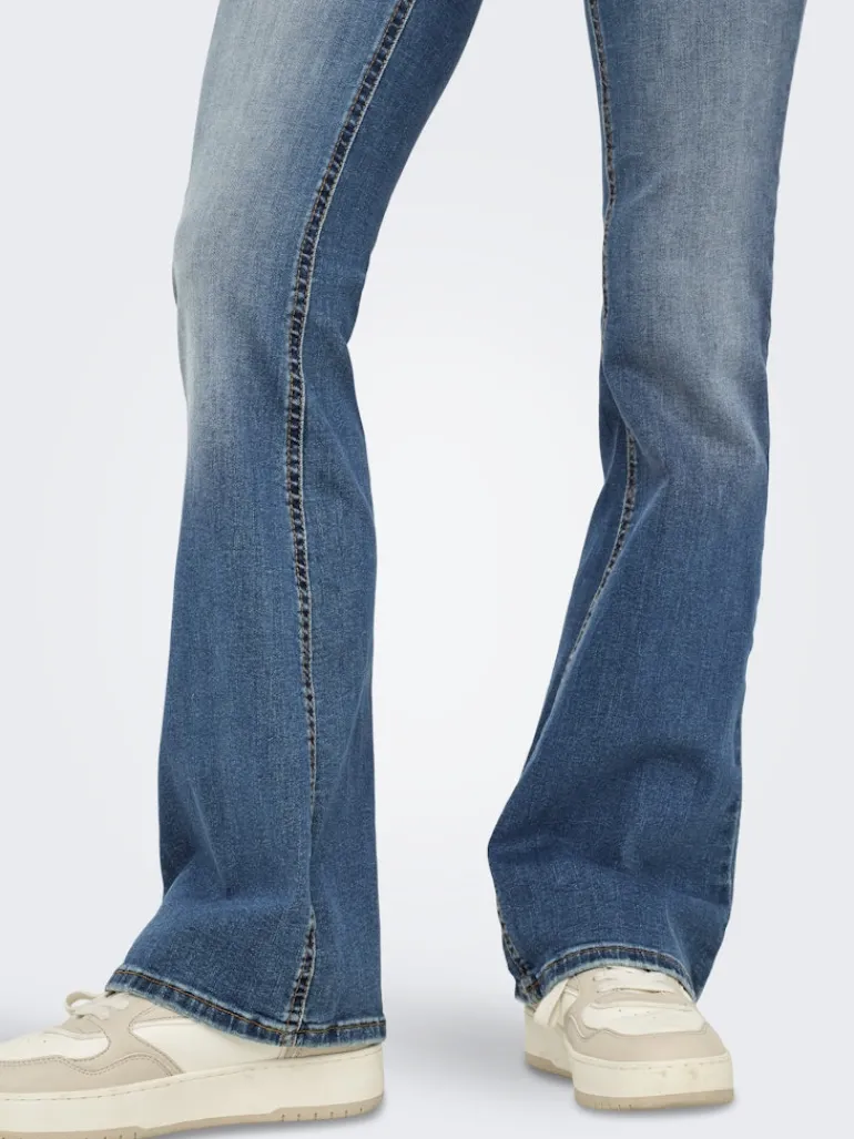 ONLBLUSH MID FLARED DNM DOT741 NOOS medium blue denim
