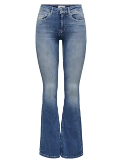 ONLBLUSH MID FLARED DNM REA1319 NOOS medium blue denim