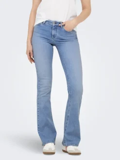 ONLBLUSH MID FLARED DNM TAI198 NOOS special bright blue denim