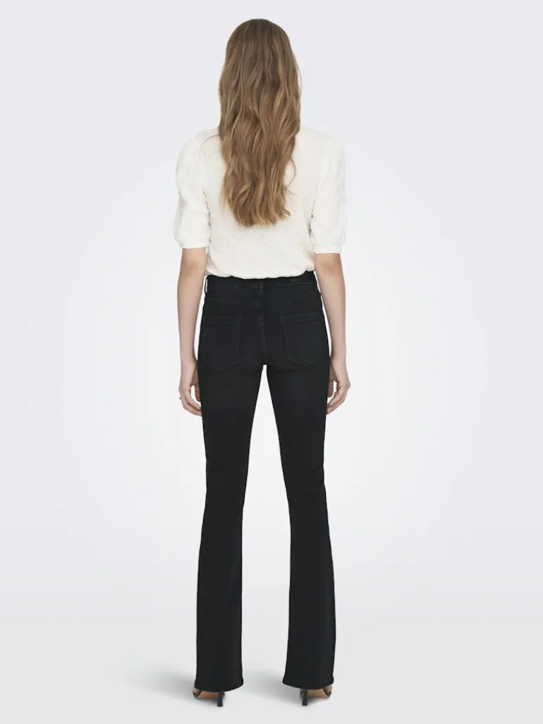 ONLBLUSH MID FLARED DNM TAI1099 NOOS washed black