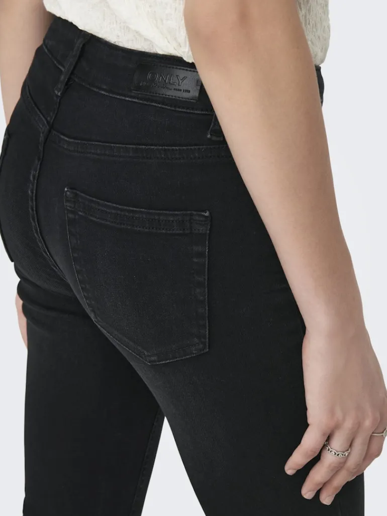 ONLBLUSH MID FLARED DNM TAI1099 NOOS washed black