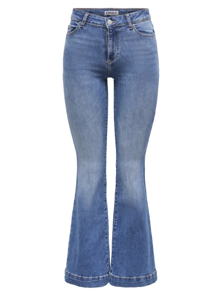 ONLBLUSH MID RETROFLARED DNM DIA550 NOOS medium blue denim