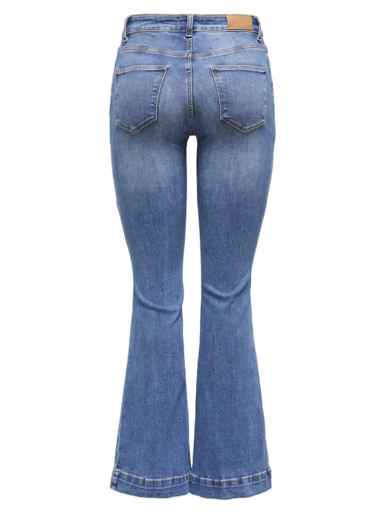 ONLBLUSH MID RETROFLARED DNM DIA550 NOOS medium blue denim