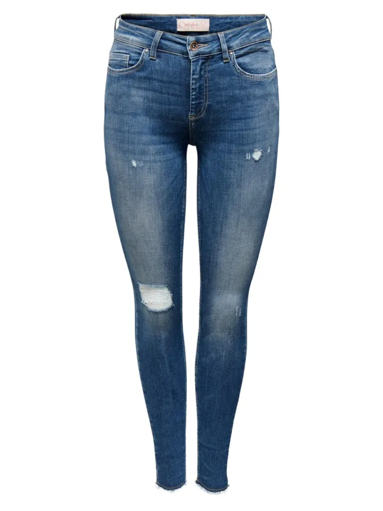 ONLBLUSH MID SK AK RW DT DNM REA221 NOOS dark medium blue denim