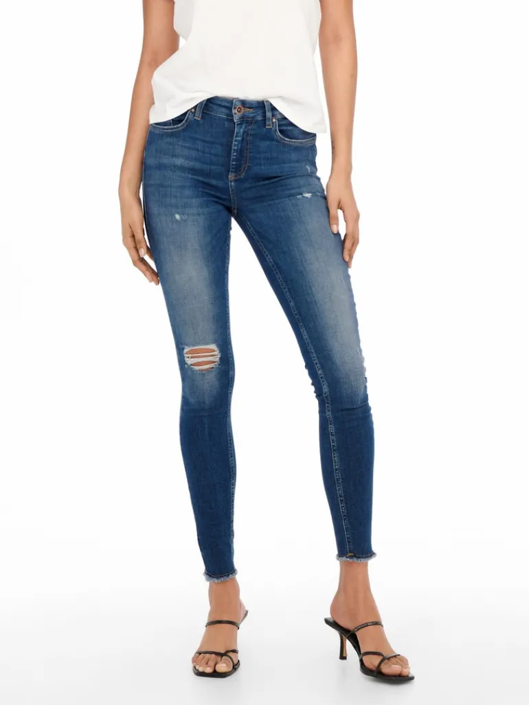 ONLBLUSH MID SK AK RW DT DNM REA221 NOOS dark medium blue denim