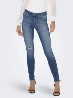 ONLBLUSH MID SK AK RW DT DNM REA221 NOOS dark medium blue denim